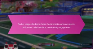 Read more about the article Rocket League Redeem Codes: Social media announcements, Influencer collaborations, Community engagement