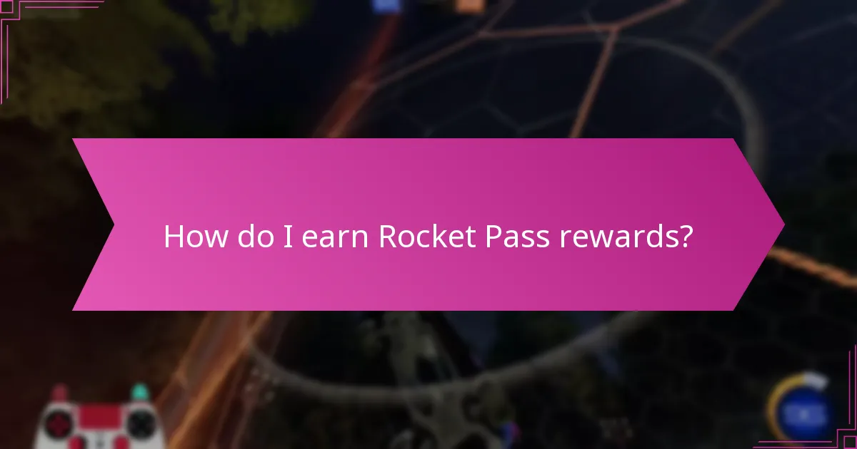 How do I earn Rocket Pass rewards?