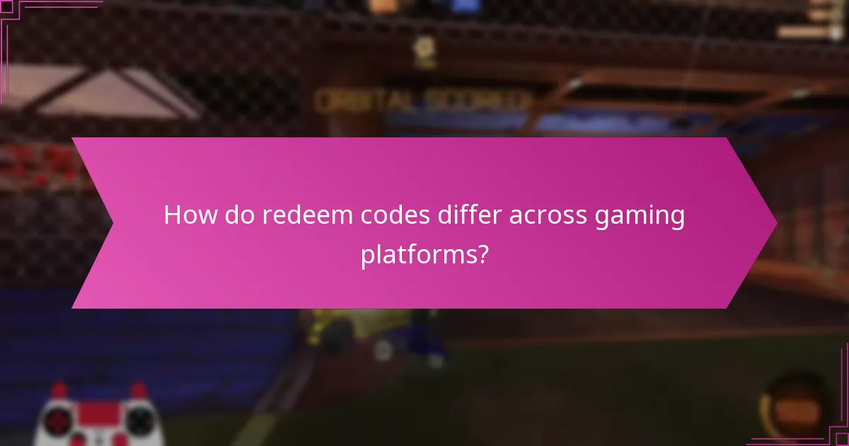 Which regions have specific redeem codes for Rocket League?