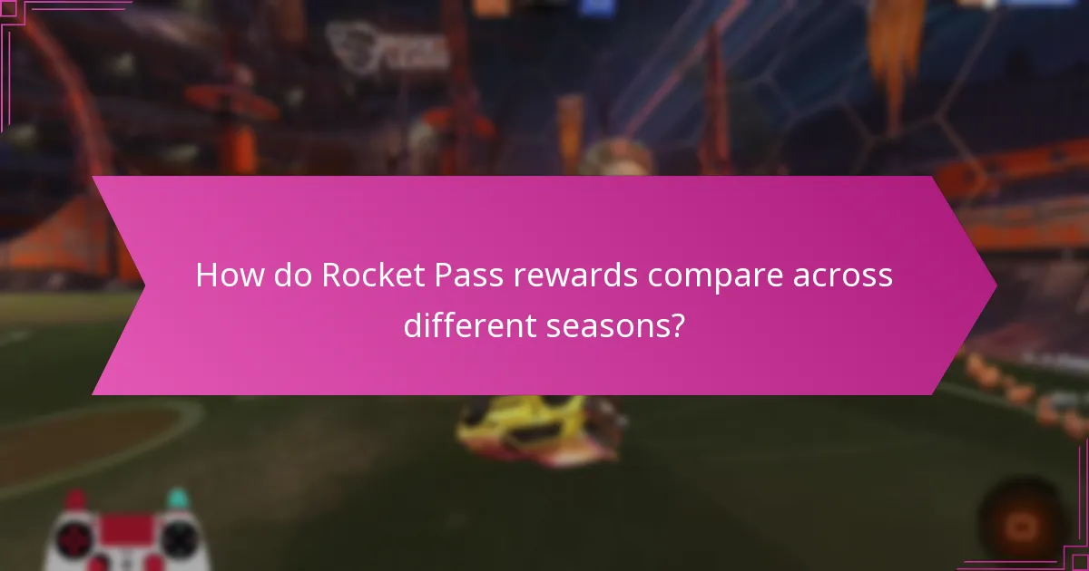 Which rewards were offered in past Rocket Pass seasons?