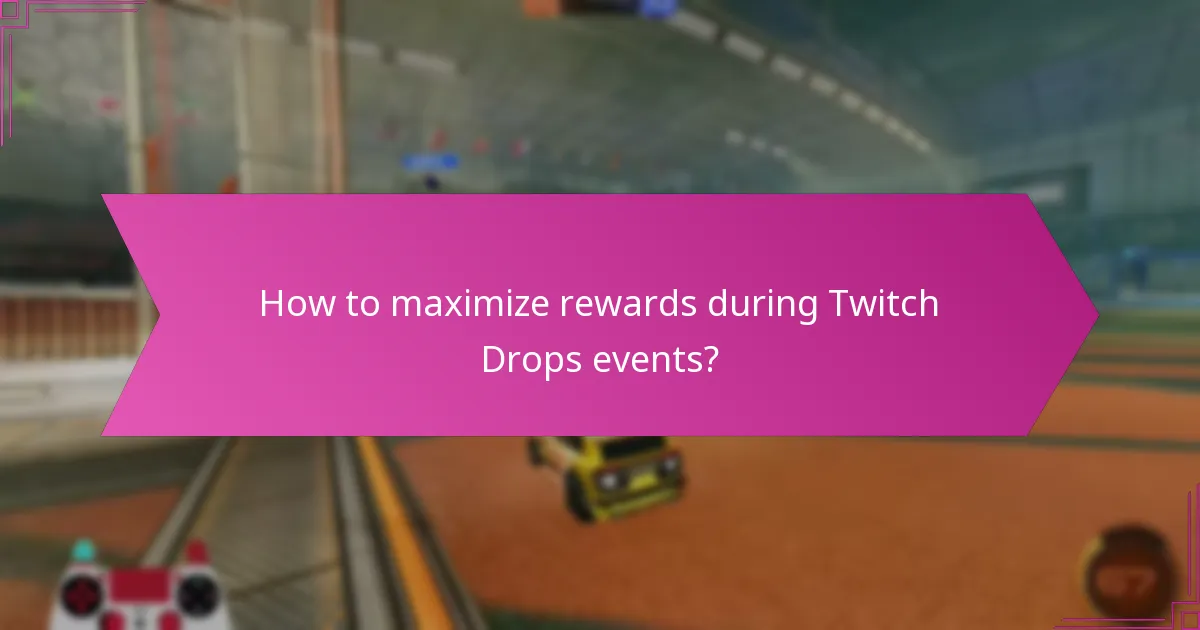 When are the upcoming Twitch Drops events?